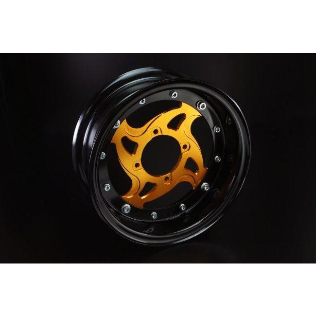 G-Craft ジークラフト ホイールスペーサー 手裏剣タイプ カラー：ゴールド シャリー系10インチワイドホイール (2.75J) (3.5J) (4.0D) (5.5J) ダックス 足回り | G-Craft ASIA | 01