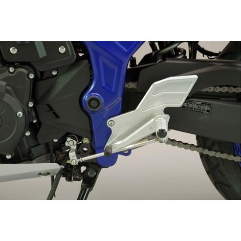 WR’S ダブルアールズ バトルステップ 1ポジションタイプ カラー：シルバー YZF-R3 YZF-R25 MT-03 MT-25 YAMAHA ヤマハ バックステップ ステップ 足回り_6