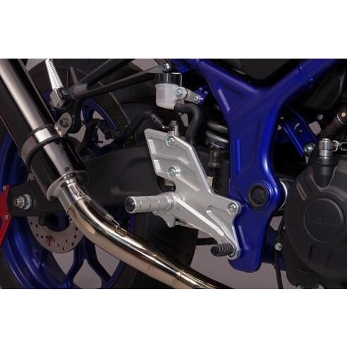 WR’S ダブルアールズ バトルステップ 1ポジションタイプ カラー：シルバー YZF-R3 YZF-R25 MT-03 MT-25 YAMAHA ヤマハ バックステップ ステップ 足回り_9