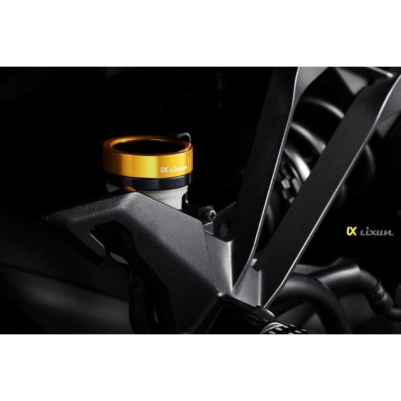 LIXUN リクスン リアブレーキマスターフルードキャップ カラー：Up／Black、Down／Silver KAWASAKI カワサキ SUZUKI スズキ YAMAHA ヤマハ ブレーキの画像