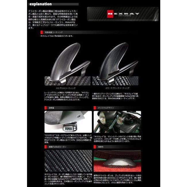 NEXRAY CARBON DRY ネクスレイカーボンドライ フロントフェンダー カラー：セミグロス R nineT BMW フェンダー関連 外装_4