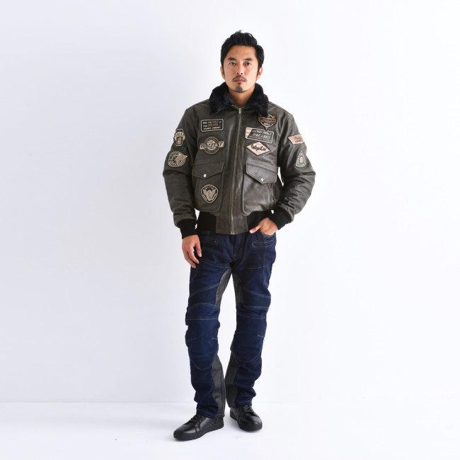 DEGNER（デグナー） ヴィンテージフライトレザージャケット サイズ：L