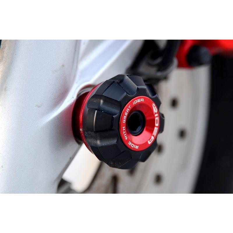 RIDEA リデア フロントアクスルスライダー カラー：ブルー BWS(ビーウィズ) BWS125(ビーウィズ) SMAX シグナスX マジェスティS YAMAHA ヤマハ フレーム | RIDEA | 01