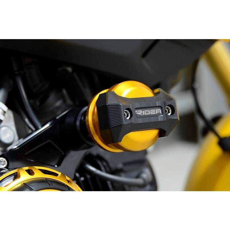 RIDEA リデア フレームスライダー スタンダードタイプ カラー：レッド グロム HONDA ホンダ エンジンスライダー・フレームスライダー フレーム | RIDEA | 02