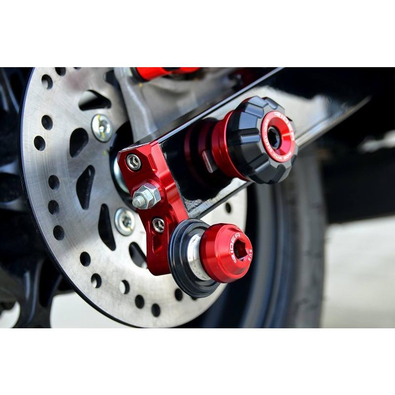 RIDEA リデア チェーンアジャスタープレート カラー：ゴールド グロム HONDA ホンダ アクスルブロック・チェーンアジャスター 足回り | RIDEA | 03