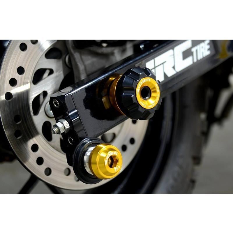 RIDEA リデア チェーンアジャスタープレート カラー：ブルー グロム HONDA ホンダ アクスルブロック・チェーンアジャスター 足回り | RIDEA | 02