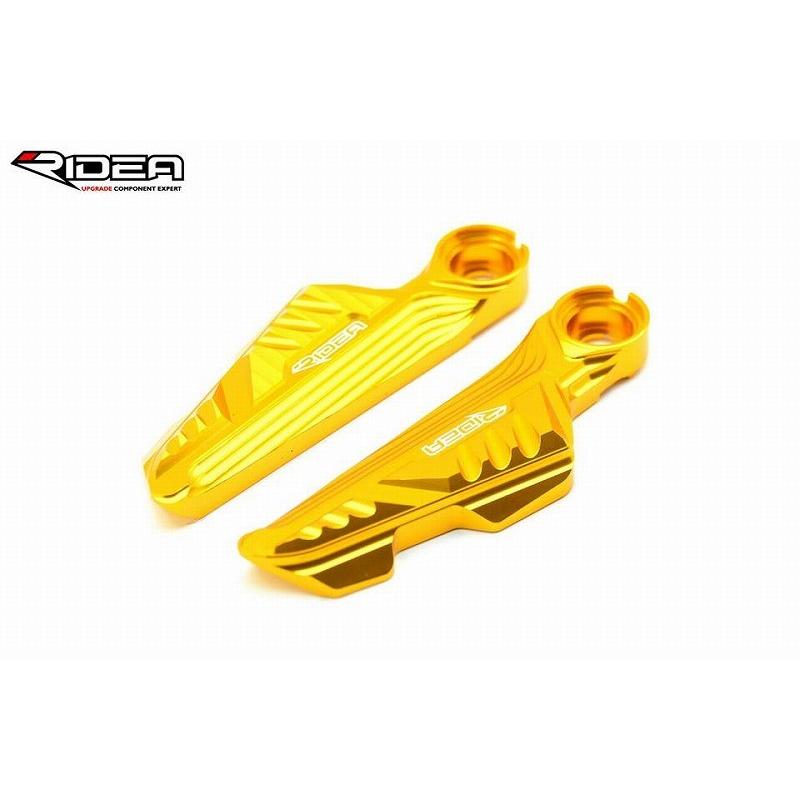 RIDEA リデア タンデムステップ カラー：ゴールド SMAX シグナスX マジェスティS YAMAHA ヤマハ タンデムステップ・タンデムブラケット ステップ 足回り | RIDEA