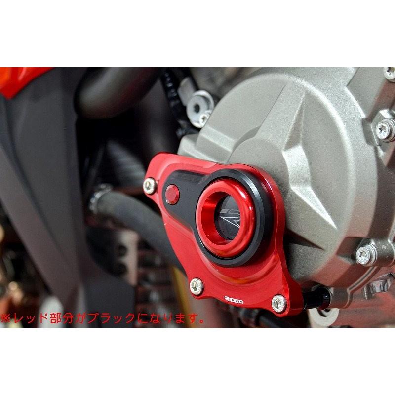 RIDEA リデア エンジンプロテクター カラー：ブラック HP4 S1000RR S1000R S1000XR BMW エンジンスライダー・フレームスライダー フレーム | RIDEA