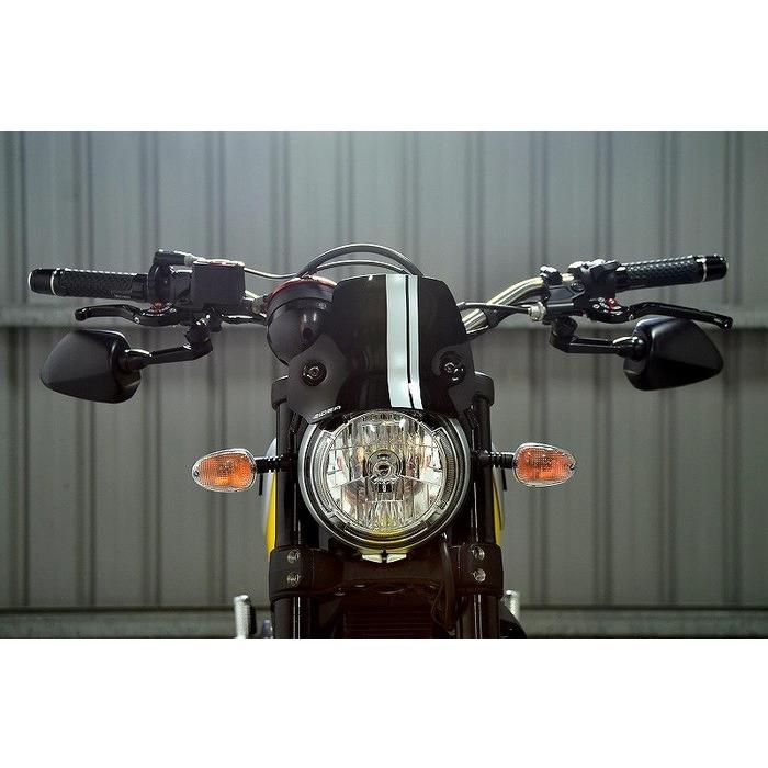 RIDEA リデア ウィンドスクリーン スクリーンボルトカラー：レッド