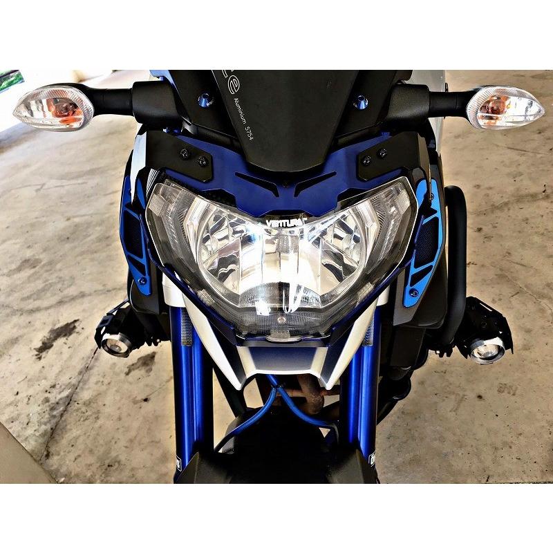 RIDEA リデア ヘッドライトカバー カラー：チタン MT-09 YAMAHA ヤマハ