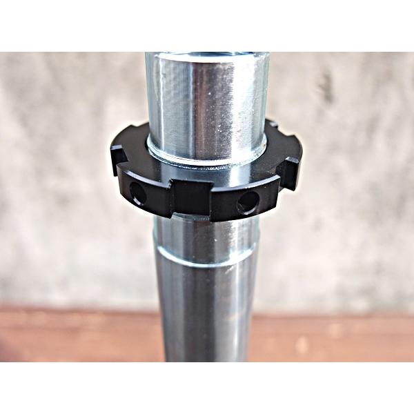 BORE ACE ボアエース フォーク径35mmオフセット35mm 特殊ステムキット バーハン用 カラー：シルバーアルマイト SR YAMAHA ヤマハ ハンドル