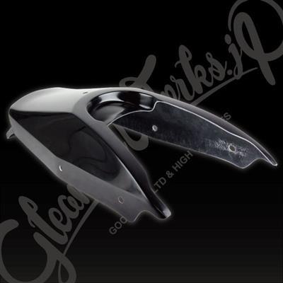 GLEAMING WORKS グリーミンワークス アリゲーターテールカウル カラー：ブラック塗装仕上げ (LEDテールランプ付き) STREET750 シートカウル・テールカウル 外装の画像