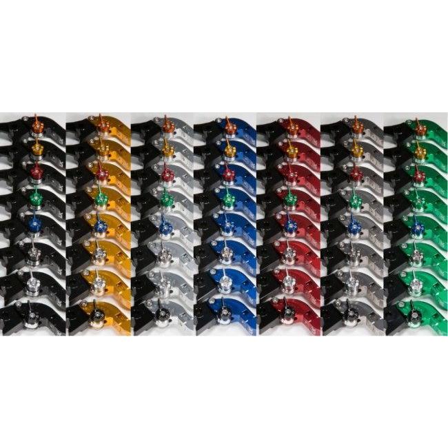 U-KANAYA ユーカナヤ 可倒式Rタイプ アルミビレットレバーセット アジャスターカラー：ブルー / レバーカラー：レッド PAUL SMART1000LE DUCATI ドゥカティ | U-KANAYA | 02