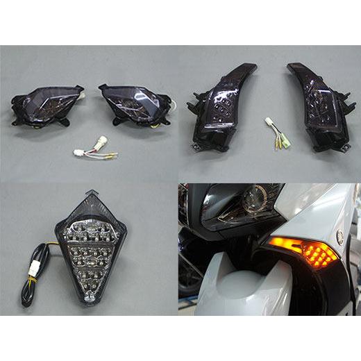T-MAX530 MソウルLEDウィンカー&テールランプ M-SOUL(ムサシ) エムソウル LEVEL10 LED ウインカー＆テールオールイン
