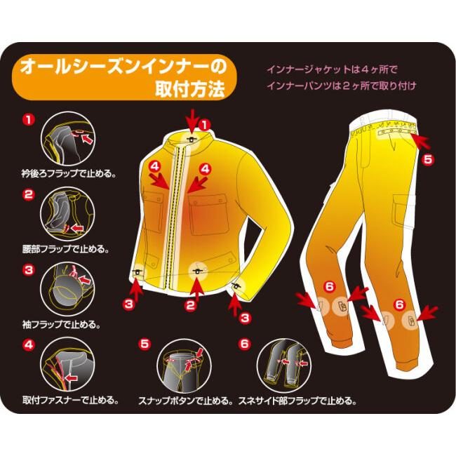 ROUGH＆ROAD ラフ＆ロード ウインドガードスリムインナーパンツ サイズ：L アンダーパンツ・インナーパンツ アパレル | ラフ＆ロード | 12