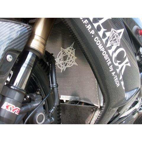A-TECH（エーテック） ラジエターコアガード STD ZX-10R KAWASAKI