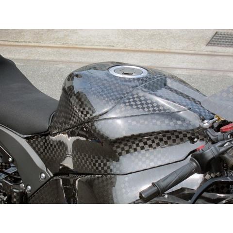 A-TECH エーテック タンクサイドカバー 素材：開繊ドライカーボン(KDC) クリアー塗装済み ZX-10R KAWASAKI カワサキ タンクカバー タンク関連 外装 | A-TECH | 01