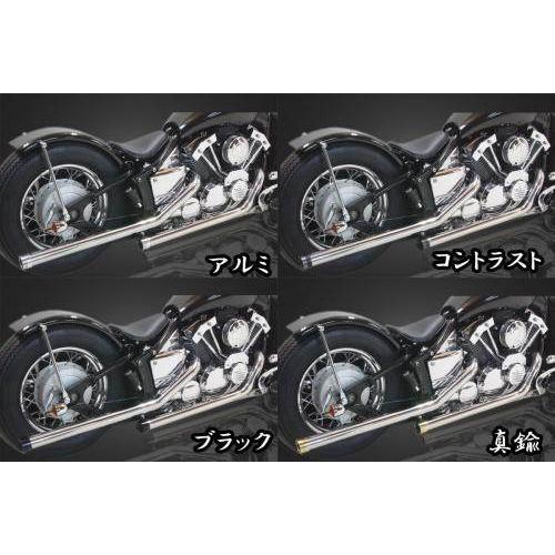 Garage T\u0026F ガレージ ドラッグパイプマフラー タイプ2 2009年式以降のモデル(インジェクション仕様) / マフラーエンド無し YAMAHA ヤマハ マフラー_1
