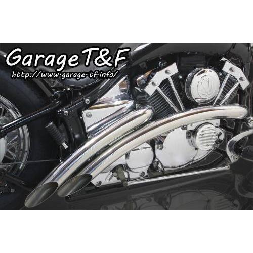 ドラッグスター400 GarageT&F ベントマフラー　タイプ1 Garage T＆F ガレージ ベントマフラー タイプ1 2008年式までのモデル