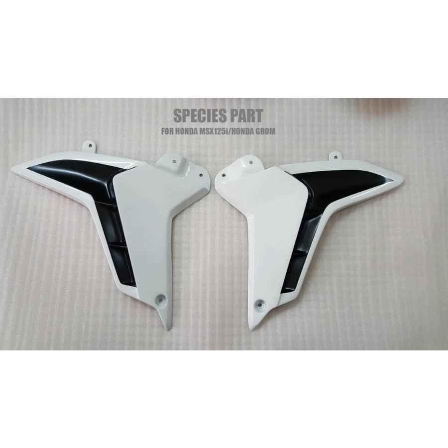 STORM AEROPARTS ストームエアロパーツ サイドカバー カラー：White msx 125i grom HONDA ホンダ サイドカウル・サイドカバー カウル関連 外装