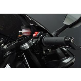 ACTIVE - 積極的 車種専用ハイスロットルキット[EVO2] 保持者色合い：しろがね色 ZX-10R SE ZX-10RR KAWASAKI カワサキ 手持ち部分境界線の外側一部分 手持ち部分
