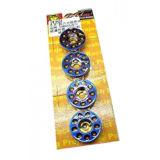 PK7 ピーケーセブン チタニウムフットレストキャップ その他ステップオプション・補修部品 ステップ 足回り