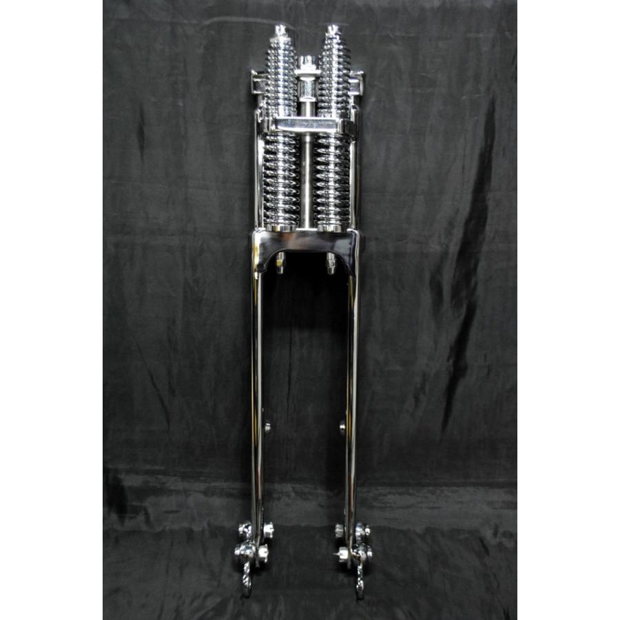 ロングスプリンガーフォーク　ナロースプリンガー 部品屋K&W ナロースプリンガーフォーク カラー／サイズ：クローム(-4