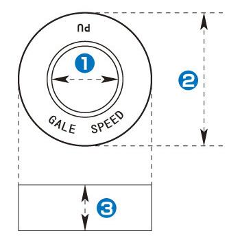 GALE SPEED ゲイルスピード クッシュドライブダンパー 入数：6個 その他ホイールオプション・補修部品 ホイール関連 足回り | GALE SPEED | 01
