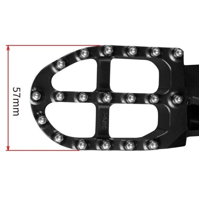 ZETA ジータ アルミニウムフットペグ カラー：レッド HONDA ホンダ