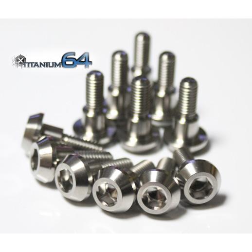 TITANIUM64 チタニウムロクジュウヨン フロントローターボルト カラー：シャンパンゴールド GSXR600 L1- SUZUKI スズキ ローターボルト ブレーキ