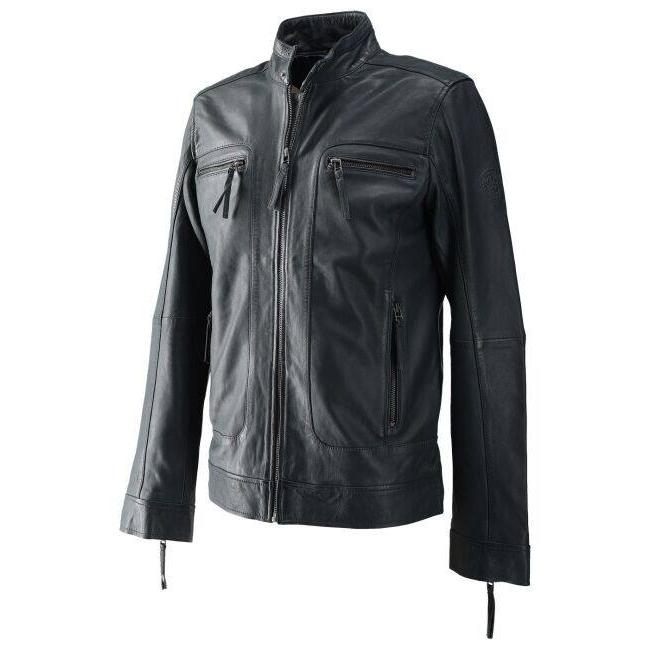 【XL】 RIDEZ シープスキン 本革 レザー ライダース ネイビー メンズ XL】 RIDEZ シープスキン 本革 レザー ライダース ネイビー メンズ