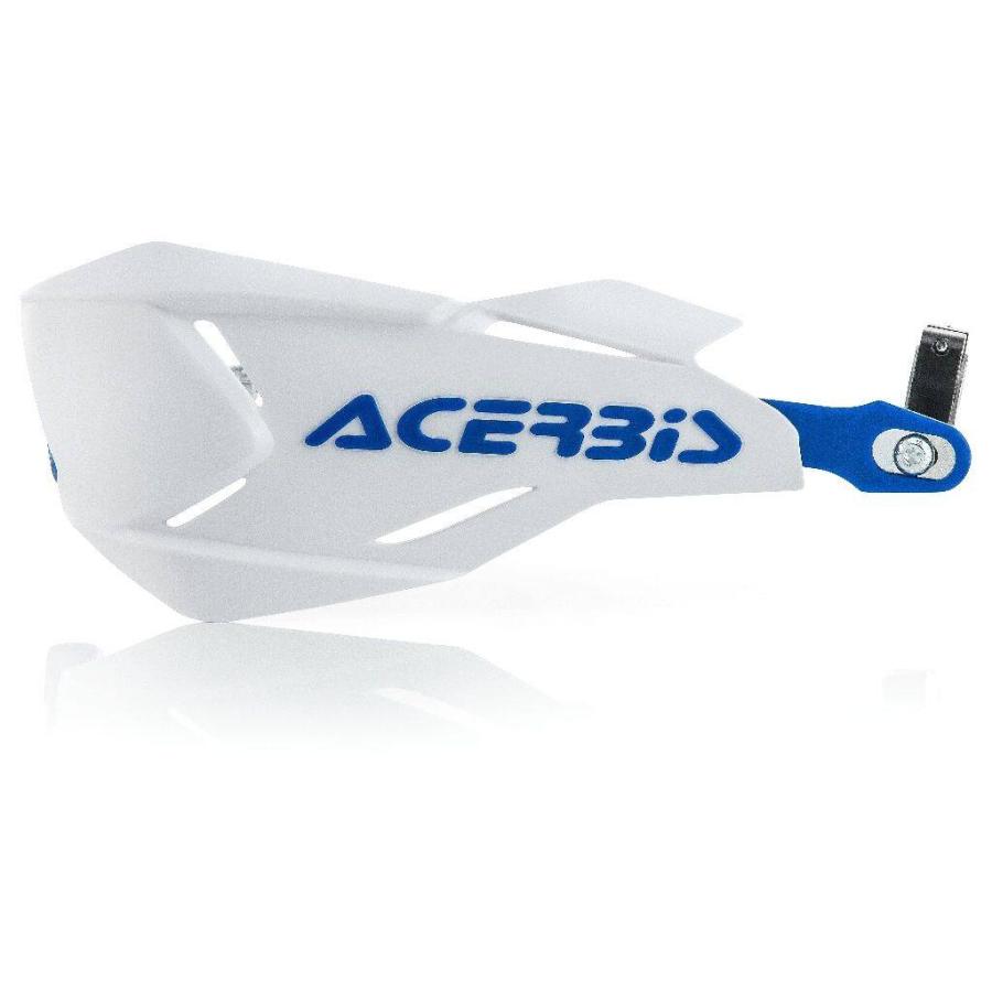 ACERBIS アチェルビス X-FACTORY ハンドガード COLOR：232 - white/blue ハンドガード・ナックルガード ハンドル周辺パーツ ハンドル | ACERBIS