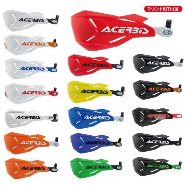 ACERBIS アチェルビス X-FACTORYハンドガード カラー：RD／BK ハンドガード・ナックルガード ハンドル周辺パーツ ハンドル | ACERBIS | 01