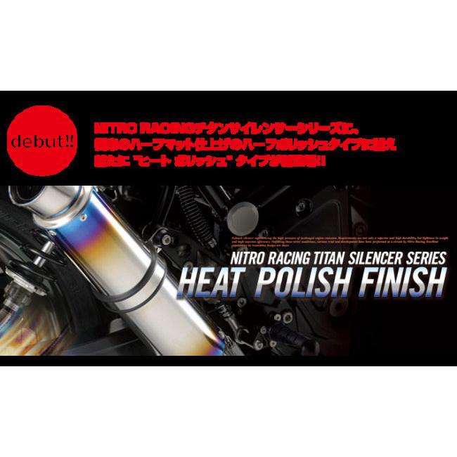NITRO RACING ナイトロレーシング 4in1 機械曲げチタンEXマフラー サイレンサータイプ：ストレイトチタン V3／サイレンサー長：420mm ZRX1100 ZRX1200R_4