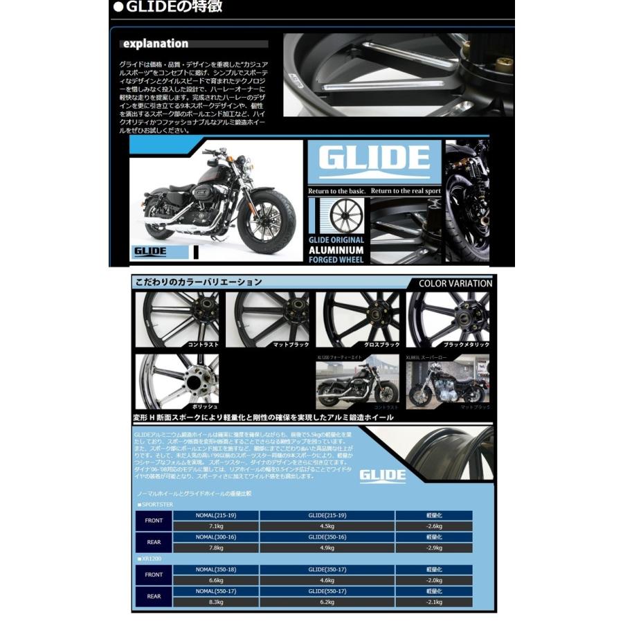 グライドホイール 楽天市場】GLIDE グライド アルミニウム鍛造ホイール【S18