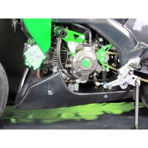 A-TECH（エーテック） アンダーカウル 素材：FRP／黒(FB) Z125 プロ