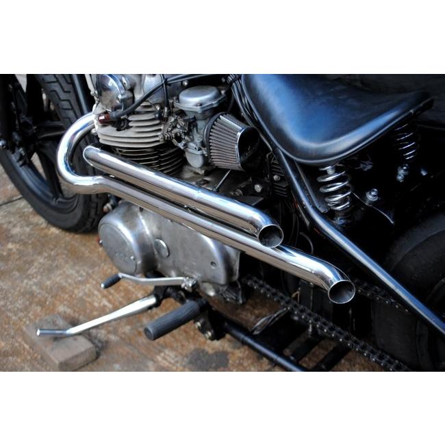 部品屋K&W ショットガンマフラー XS650 YAMAHA ヤマハ フル