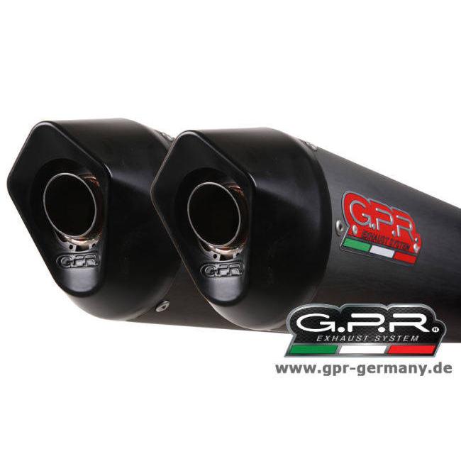 GPR ジーピーアール FURORE NERO ITALIA (KTM LC8 950 ADVENTURE - S 2003-07 BOLT ON DOUBLE MUFFLER EXHAUST) ボルトオンマフラー 950ADVENTURE KTM マフラー_1