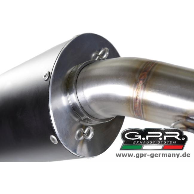 GPR GPR:ジーピーアール GPR FURORE NERO ITALIA (CAN AM SPYDER RT 1000 I.E 2011-12 SLIP ON EXHAUST MUFFLER WITH KAT) スリップオンマフラー｜webike｜04