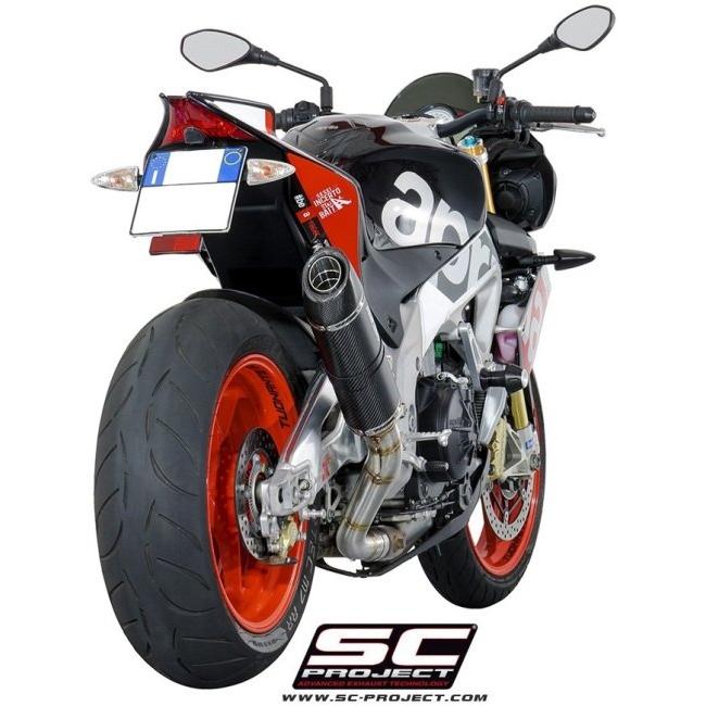 SC-PROJECT SCプロジェクト オーバルスリップオンサイレンサー サイレンサータイプ：カーボンサイレンサー(カーボン製テイルエンドカバー付き) マフラーの画像