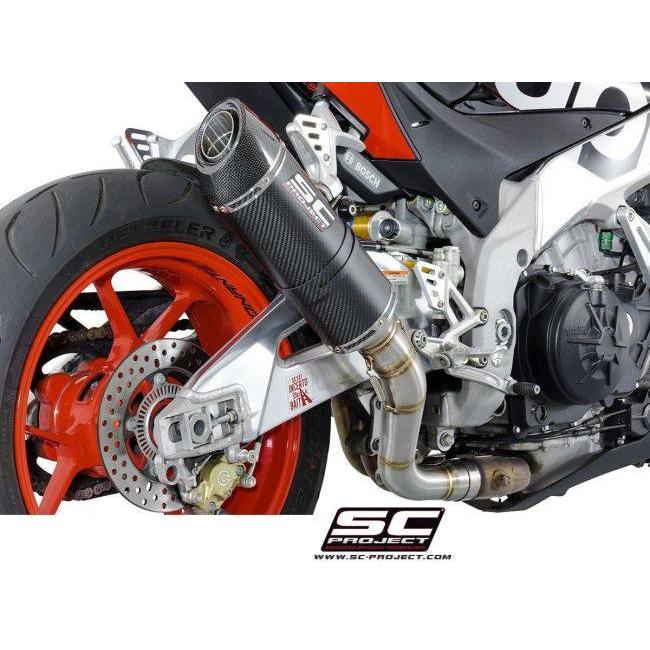 SC-PROJECT SCプロジェクト オーバルスリップオンサイレンサー サイレンサータイプ：カーボンサイレンサー(カーボン製テイルエンドカバー付き) マフラーの画像