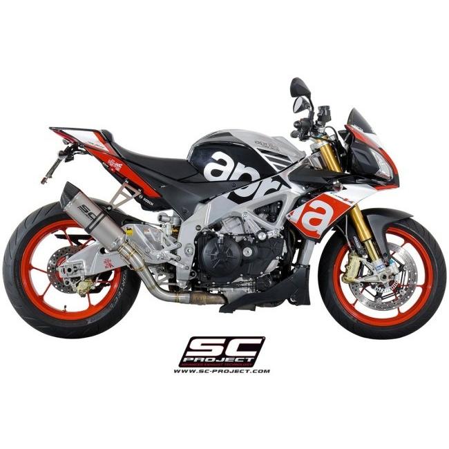 SC-PROJECT SCプロジェクト オーバルスリップオンサイレンサー サイレンサータイプ：チタンサイレンサー(カーボン製テイルエンドカバー付き) マフラーの画像