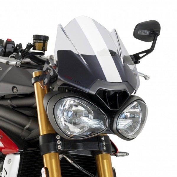 Puig プーチ ニュージェネレーション NKスクリーン カラー：クリア SPEED TRIPLE 1050 R RS S STREET 765 TRIUMPH トライアンフ スクリーン 外装_3