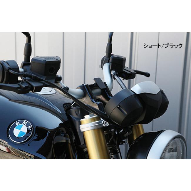 メーカー公式 Sasaki sports club club:ササキスポーツクラブ BMW Sasaki sports RnineT  ハンドルアップライザー ショート／ブラック BMW ハンドル