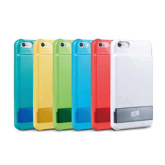 ブランド登録なし - Intuitive Cube イントゥイティブキューブ SSプロテクター iPhone 5C用 直立プロテクティブシェル 色合い：BLUE スマートフォンケース 陰電子用器類