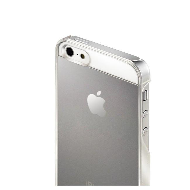 ブランド登録なし - Intuitive Cube イントゥイティブキューブ Sプロテクター iPhone5/5s用 プロテクティブシェル 色合い：Matt Transparent Black スマートフォンケース