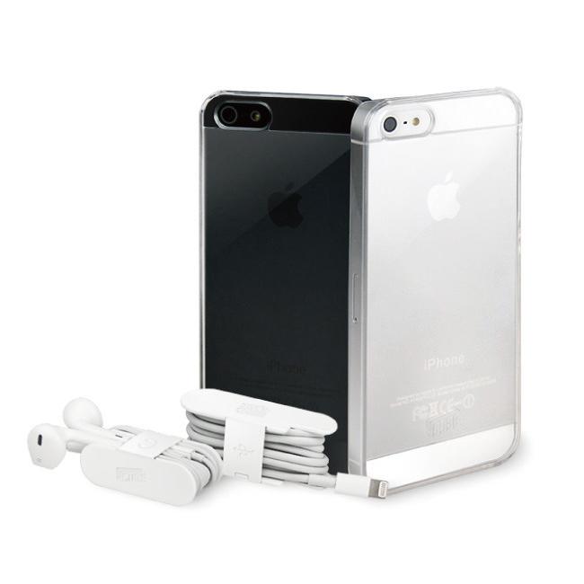 ブランド登録なし - Intuitive Cube イントゥイティブキューブ Sプロテクター iPhone5/5s用 プロテクティブシェル 色合い：Matt Transparent Black スマートフォンケース
