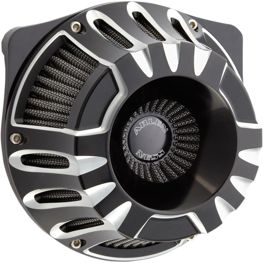 アレンネス - ARLEN NESS 大気圏洗浄剤 ディープカット FL 2008-16用【AIR CLN DP-CUT08-16FL】 COLOR：Black (FINISH：Anodized) 吸いいれるかかわり合い 発動機