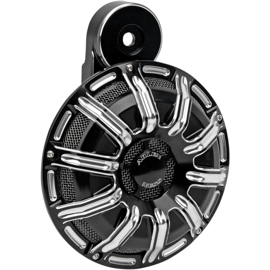 ARLEN NESS アレンネス ユニバーサルホーン 10ゲージ【HORN 10 GAUGE UNIV】 COLOR：Black (FINISH：Anodized) ホーン 電装系