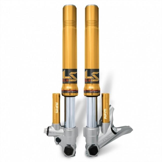 ★動作確認済み R.P.M R.P.M:アールピーエム Cygnus-X／BWS125用 倒立フォーク カラー：ブルー BWS R CYGNUS X YAMAHA ヤマハ YAMAHA ヤマハ 【WSO2761809965】(100540円)